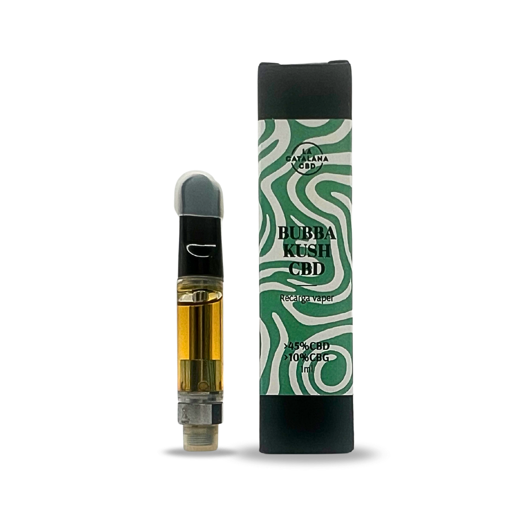 H4CBH×CRDP total95% 1ml Bubba Kush CARTUCHO VAPER BUBBA KUSH CBD – La Catalana CBD